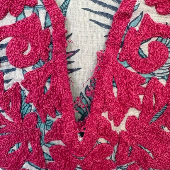 Roberta Roller Rabbit Pattern Cover Up SZ XS - Picture 4 of 7